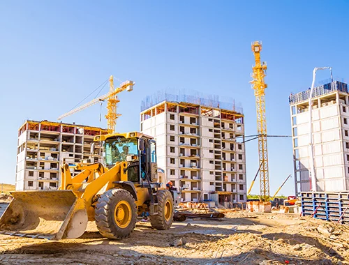 Office building construction